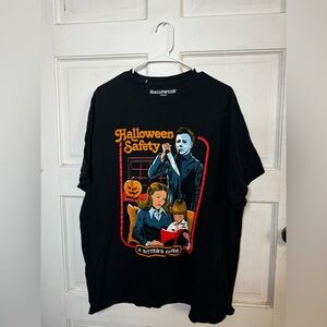 Halloween Safety Black T-Shirt